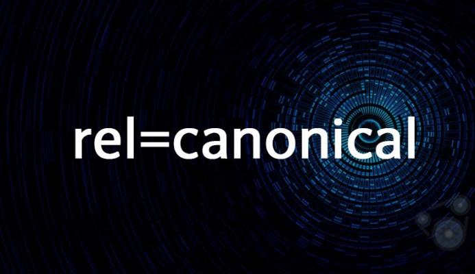 What is the rel canonical attribute and what is it used for?