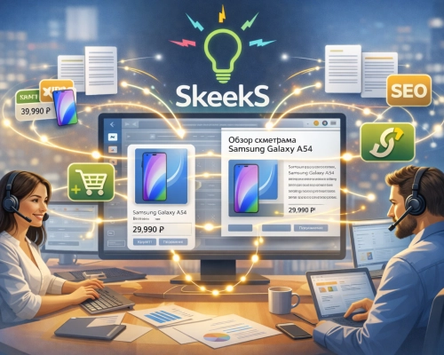 В SkeekS добавлен новый функционал: связывание товаров и публикаций